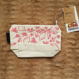 2 items: Organic Cotton Beauty Bag + Interlocking Hair Combs 2 pc set